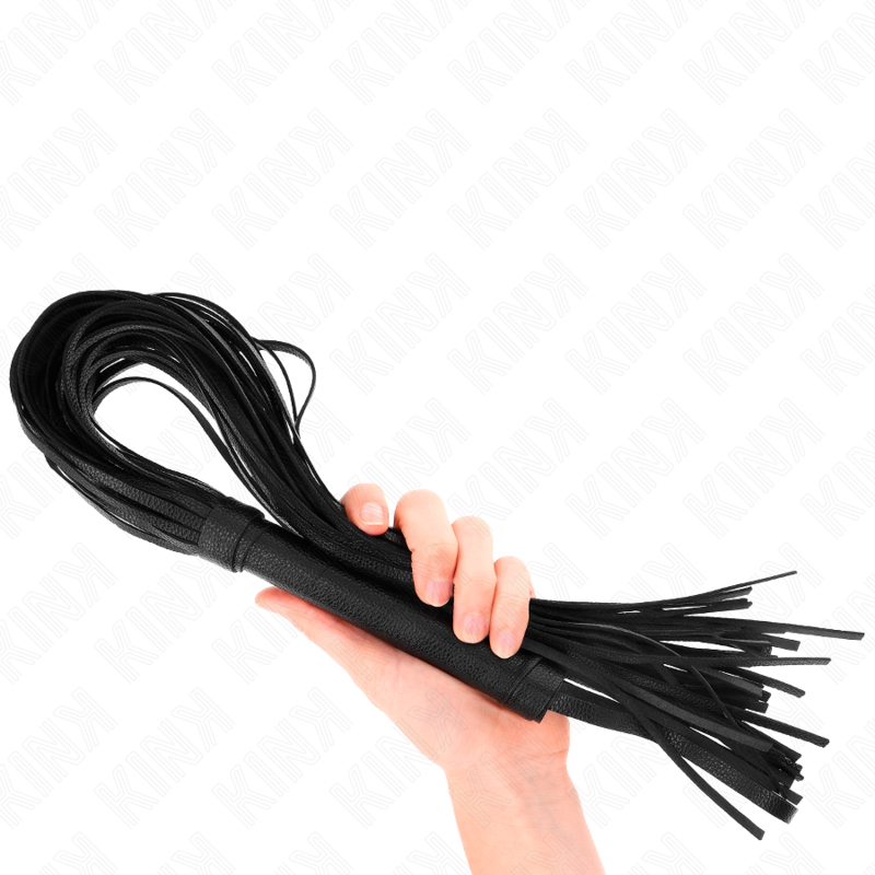 Black Soft PVC Bondage Whip 70 cm