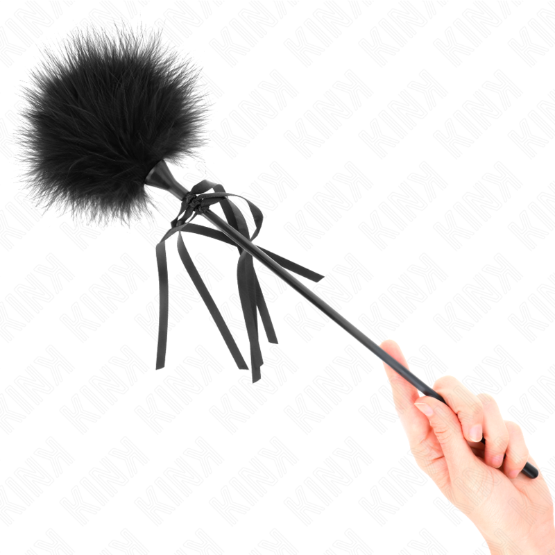 Elegant Bow Tickle Feathers - 35cm