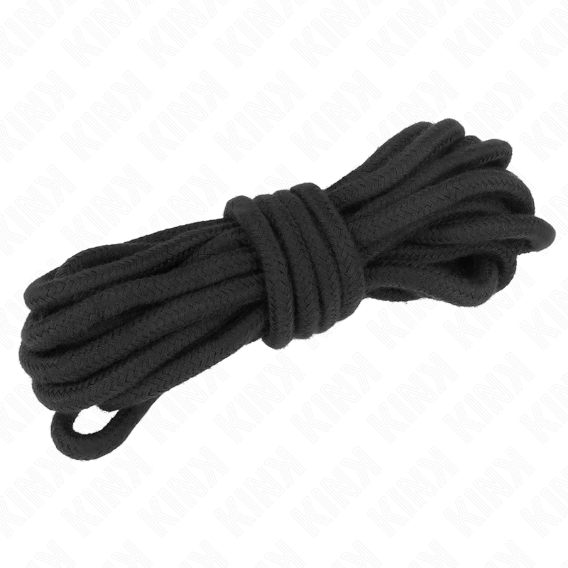 10-Meter Black Cotton Bondage Rope