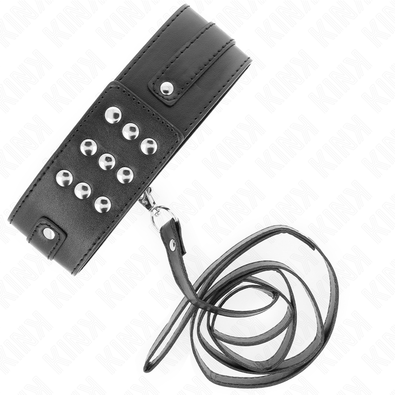 Adjustable Bondage Necklace With Belt
