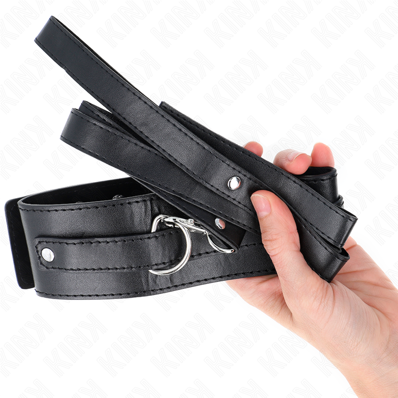 Adjustable Bondage Necklace With Belt