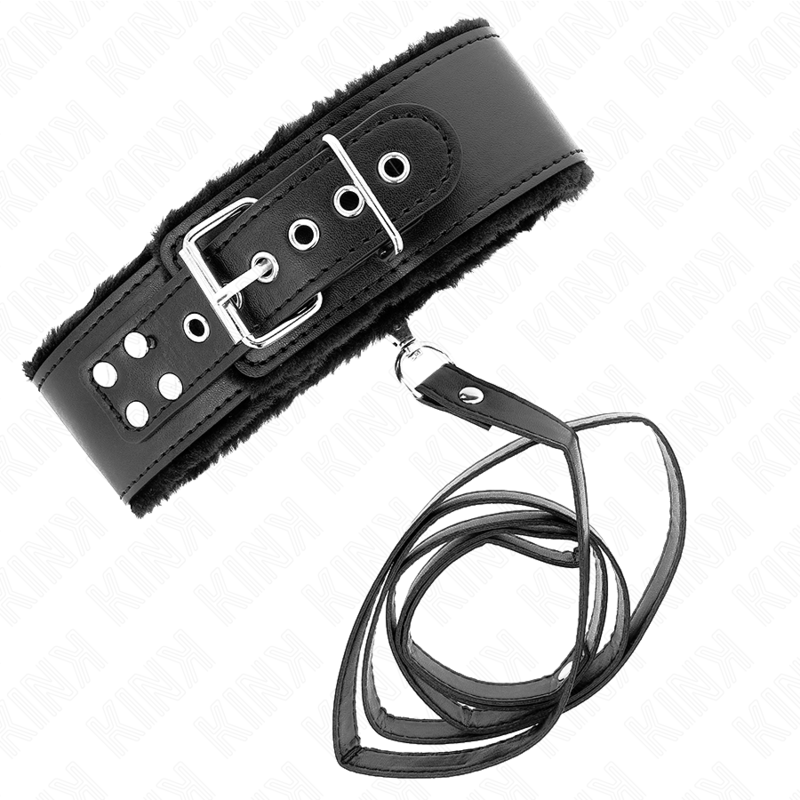 Black Studded Collar & Leash Bondage Set