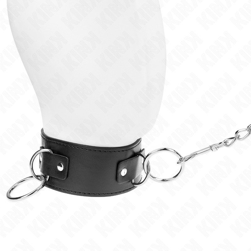Adjustable 3-Ring Collar with 65cm Leash