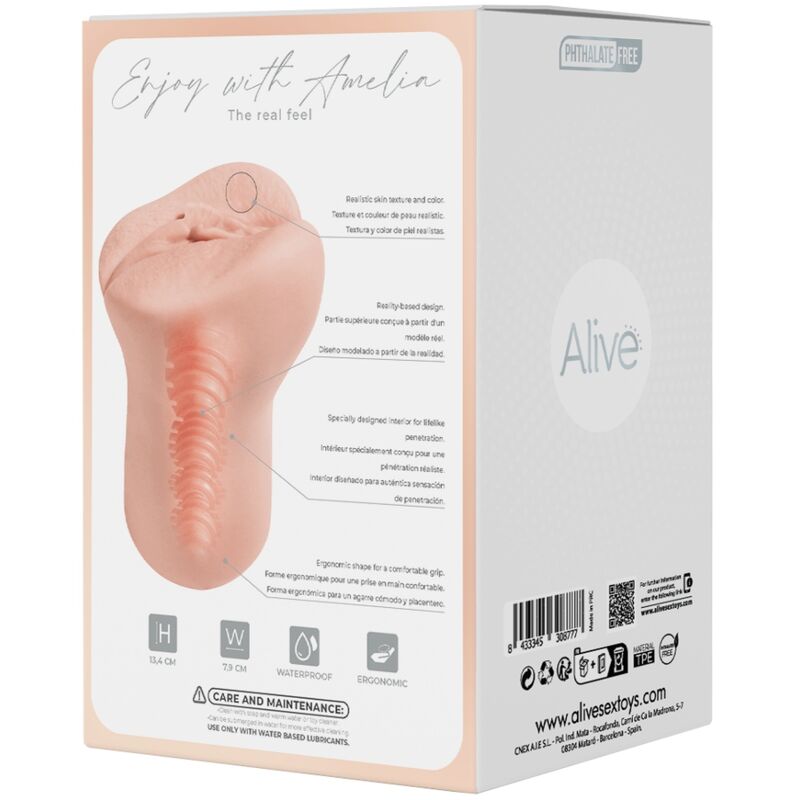 Masturbador Masculino Realístico Amelia