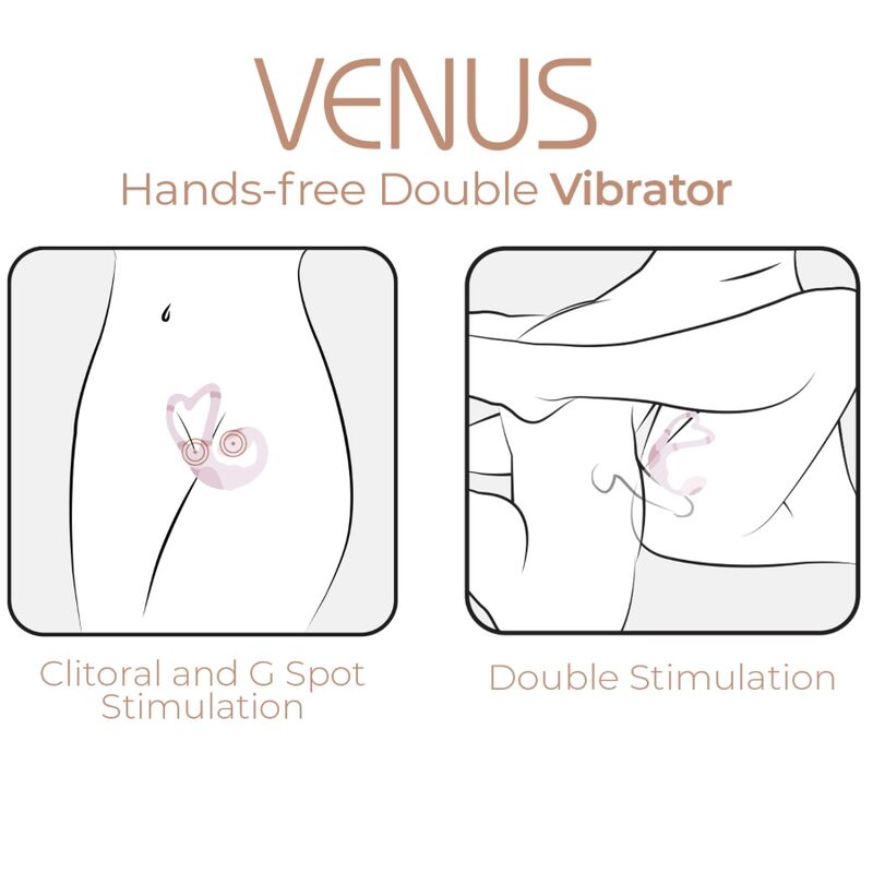 Venus Pink Double Clitoris & G-Spot Stimulator