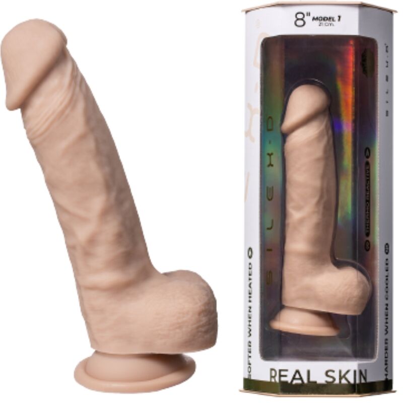 Real Skin Realistic Thermo Reactive Penis 21cm