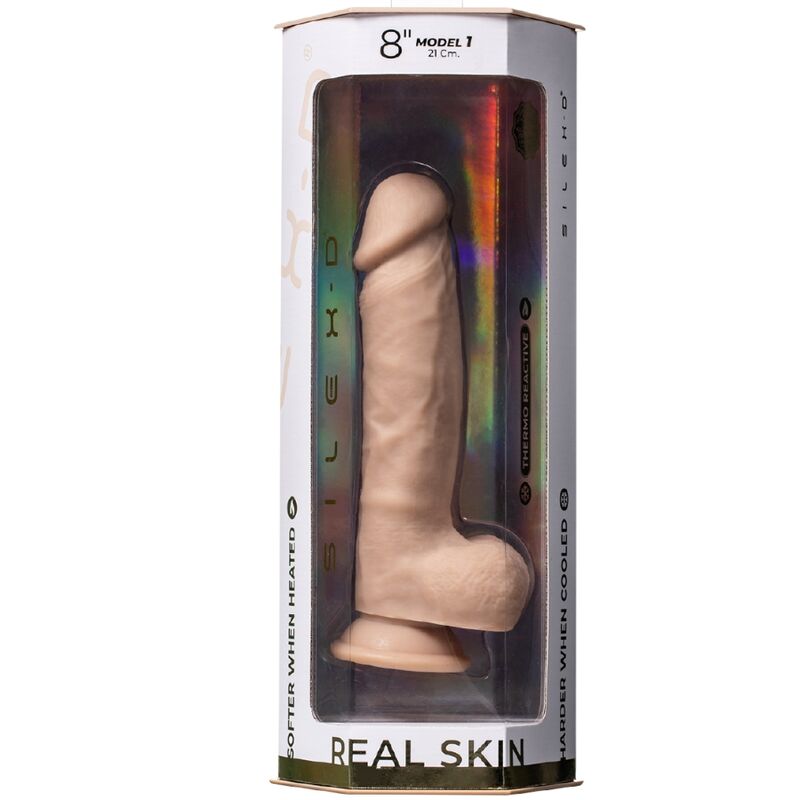Real Skin Realistic Thermo Reactive Penis 21cm