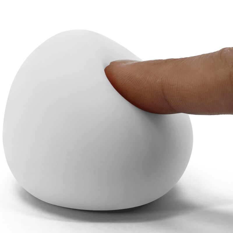 Male Pleasure Egg Masturbator - White