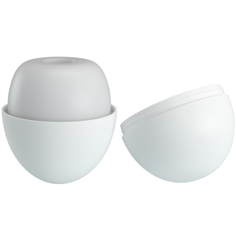 Male Pleasure Egg Masturbator - White