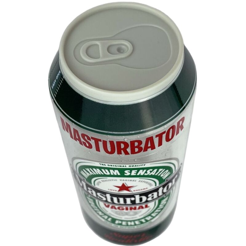 Masturbador Masculino Discreto en Forma de Lata de Cerveza