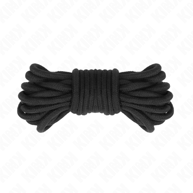 Black Cotton Bondage Rope - 5 Meter