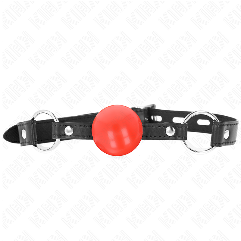 Red TPE 4cm Ball Gag with 60cm Strap