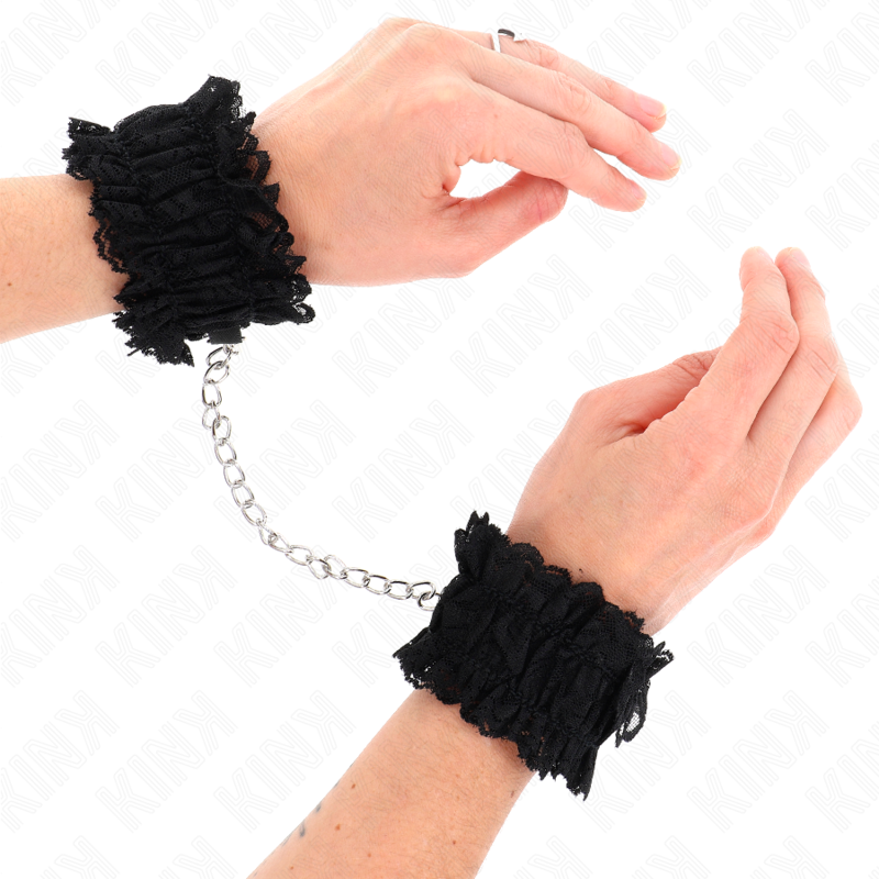 Elegant Black Lace Wrist Restraints