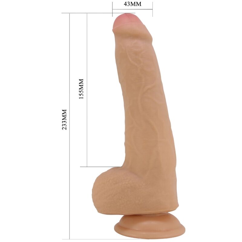 Draco Realistic 23cm Flesh Dildo