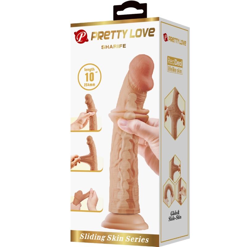 Sharife Realistic Flesh Dildo 25cm