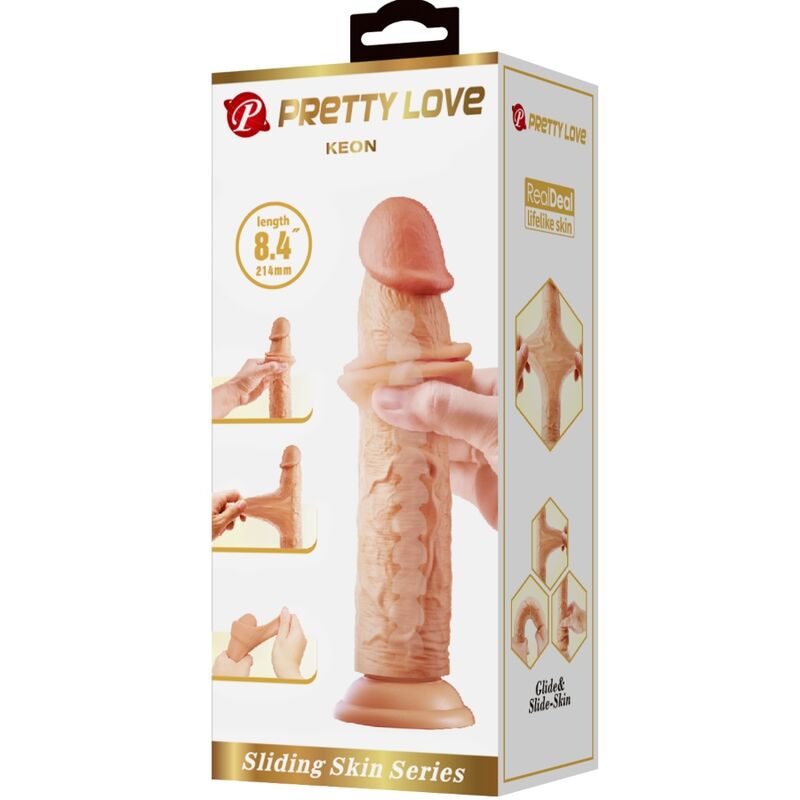 Keon Realistic 21cm Flesh-Toned Dildo