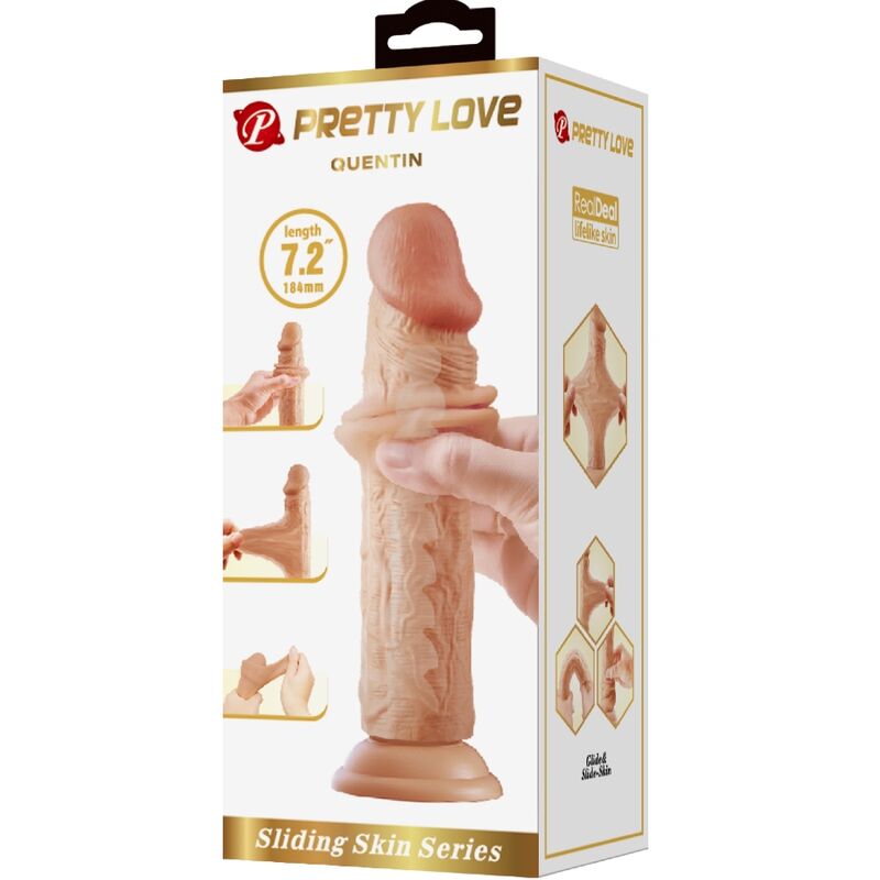 Quentin 18cm Realistic Flesh Dildo