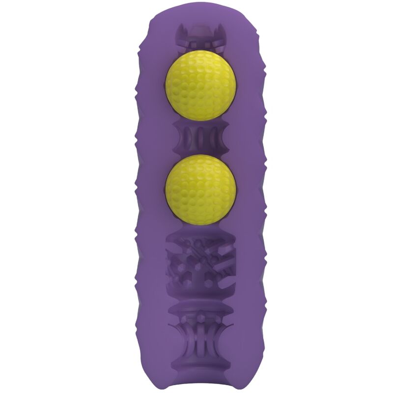 Purple Twin Balls Male Masturbator