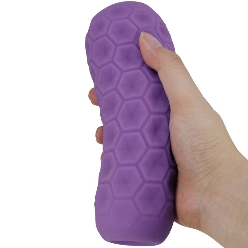 Purple Twin Balls Male Masturbator