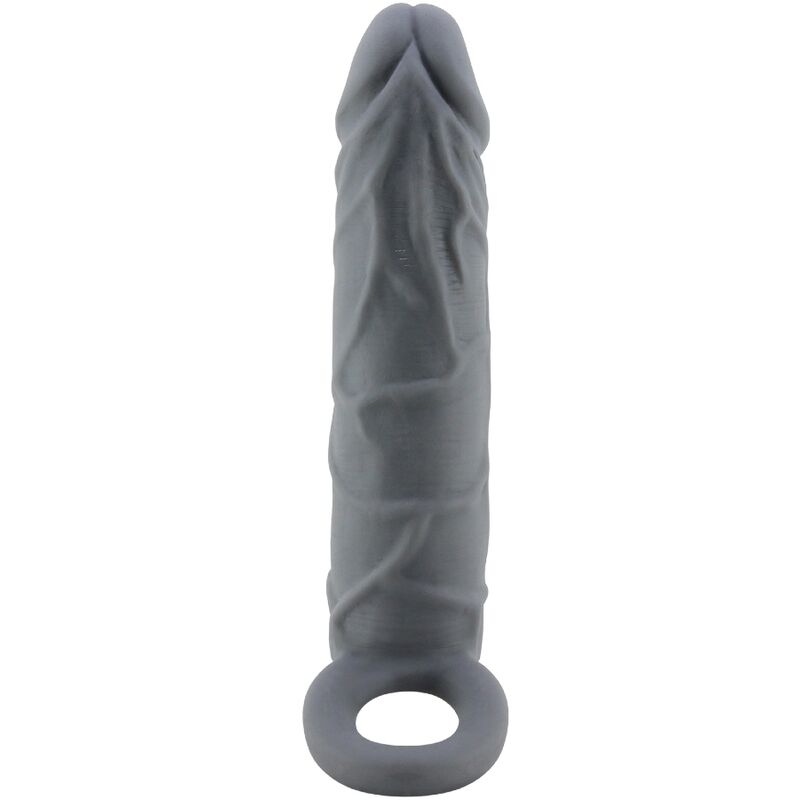 Dark Grey Realistic Penis Sleeve