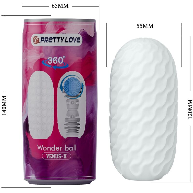 Venus X Male Masturbator Model 3 White