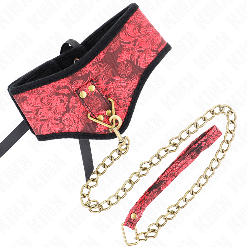 Collar de Encaje con Correa Scandal 75cm