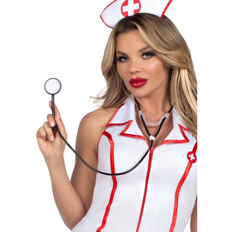 Disfraz Sexy de Enfermera Jefe Blanco Talla M/L