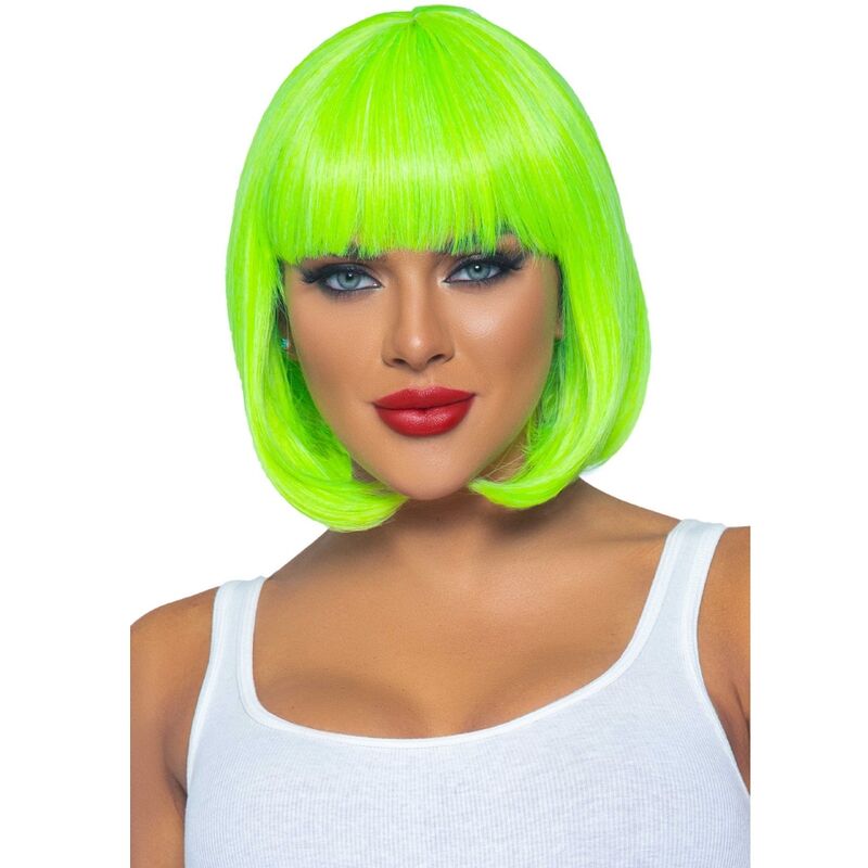 Sexy Neon Green Fluorescent Bob Wig
