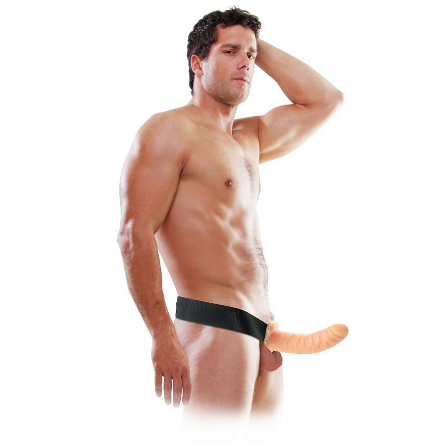 19 Cm Natural Hollow Strap-On