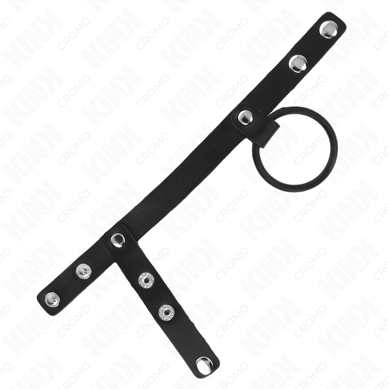 Silicone Penis Ring with Ball Divider