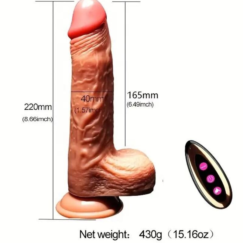 Vibrador Realístico Recarregável