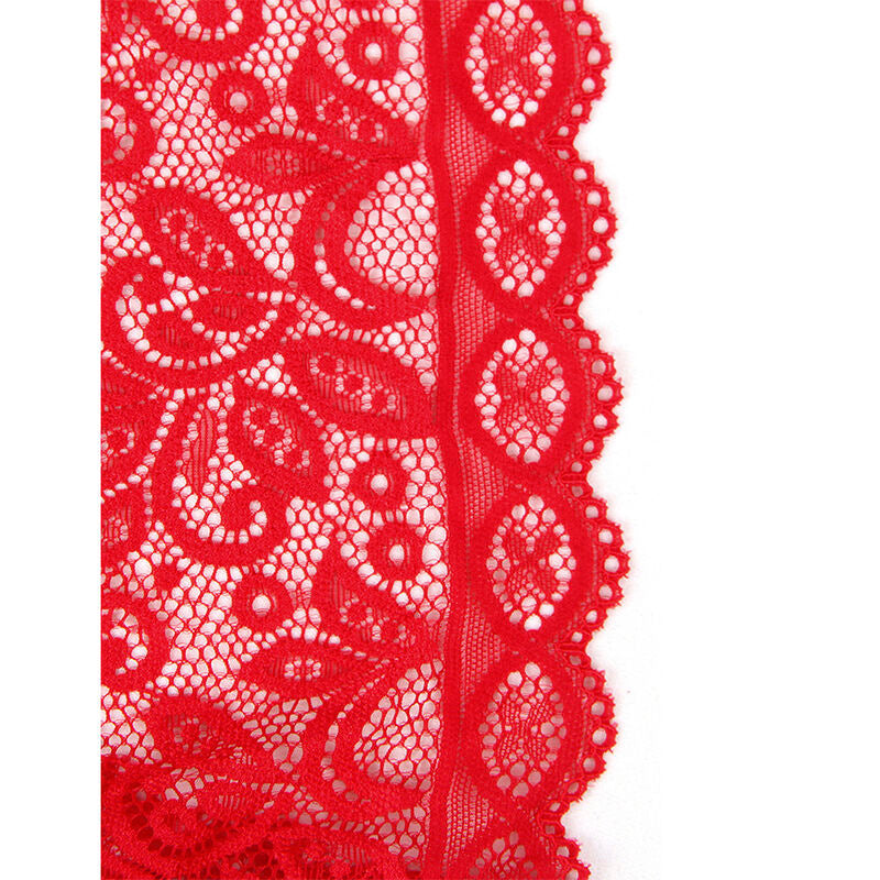 Open Cup Red Bodysuit - L/XL