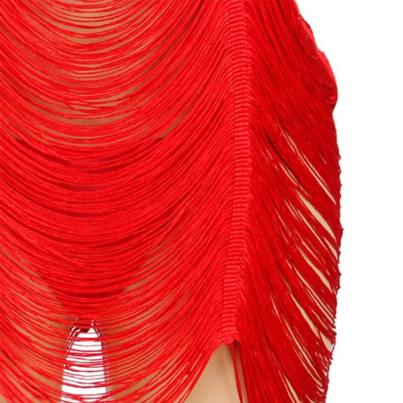 Seductive Strappy Dress with Thong - Red L/XL