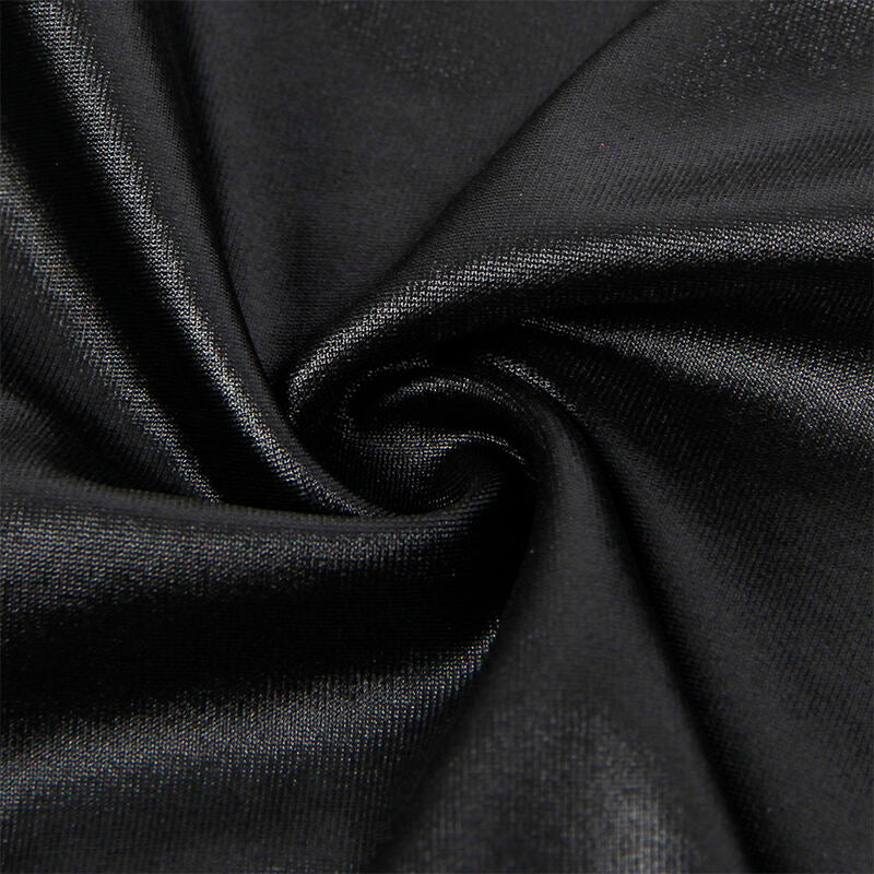 Black Leather Bondage Dress S/M