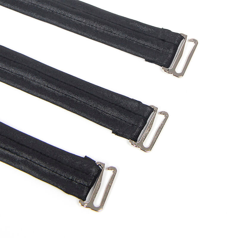 Black Leather Bondage Dress S/M