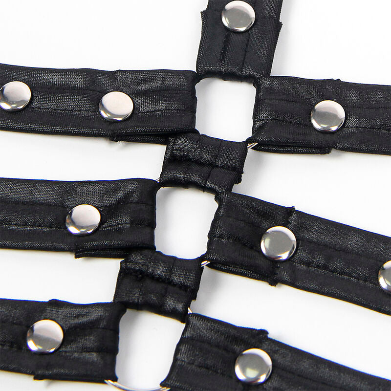 Leather Bondage Body - Black (L/XL)