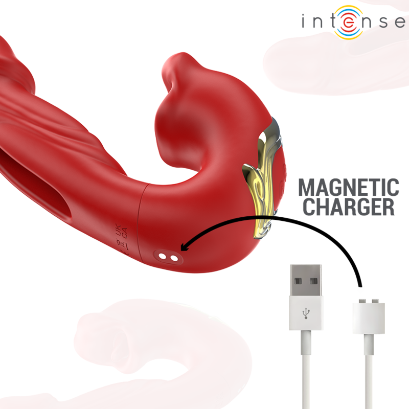 Nathy Double Vibrator with Stimulating Mouth