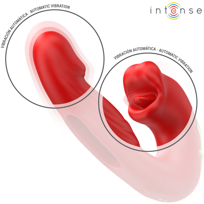 Nathy Double Vibrator with Stimulating Mouth