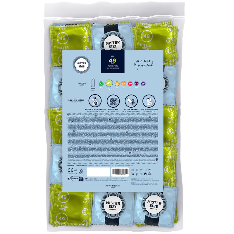 Small Condoms 49mm (100-Pack)