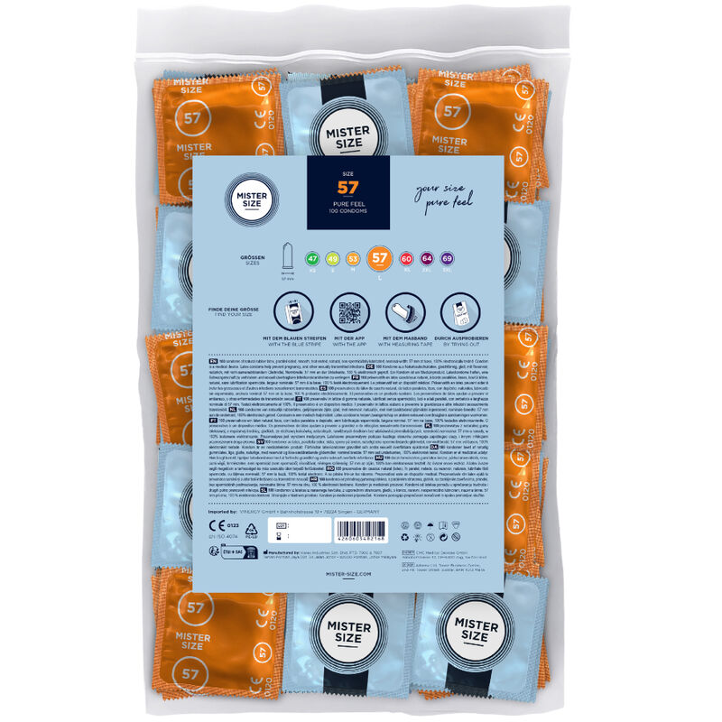 Large Condoms 57mm - Pack of 100