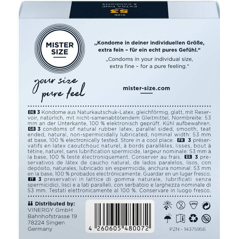 Medium Condoms 53mm (3-Pack)