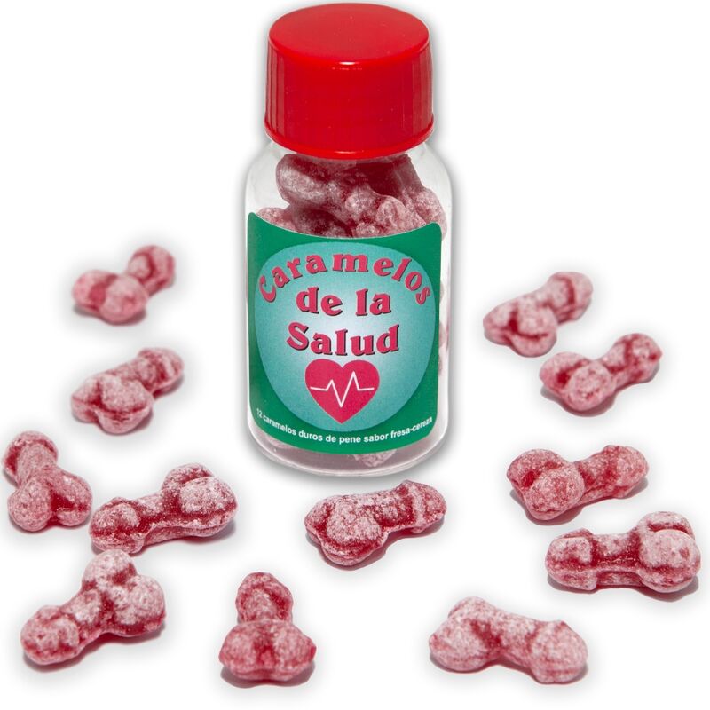 Penis Shaped Strawberry/Cherry Candies