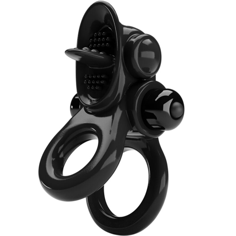 Passionate Double Vibrating Ring w/ Clitoris Stim