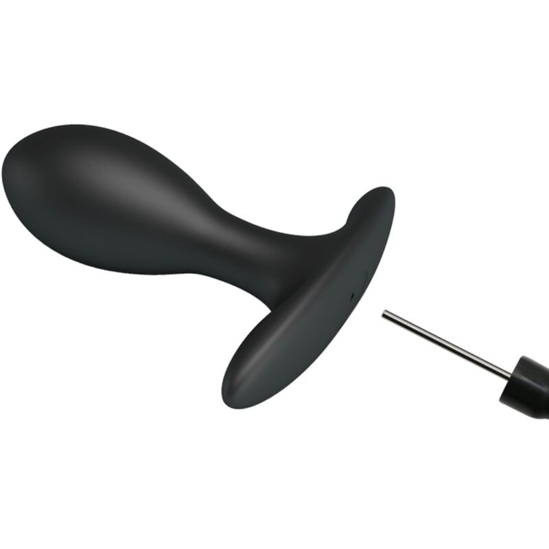Black Inflatable Anal Plug