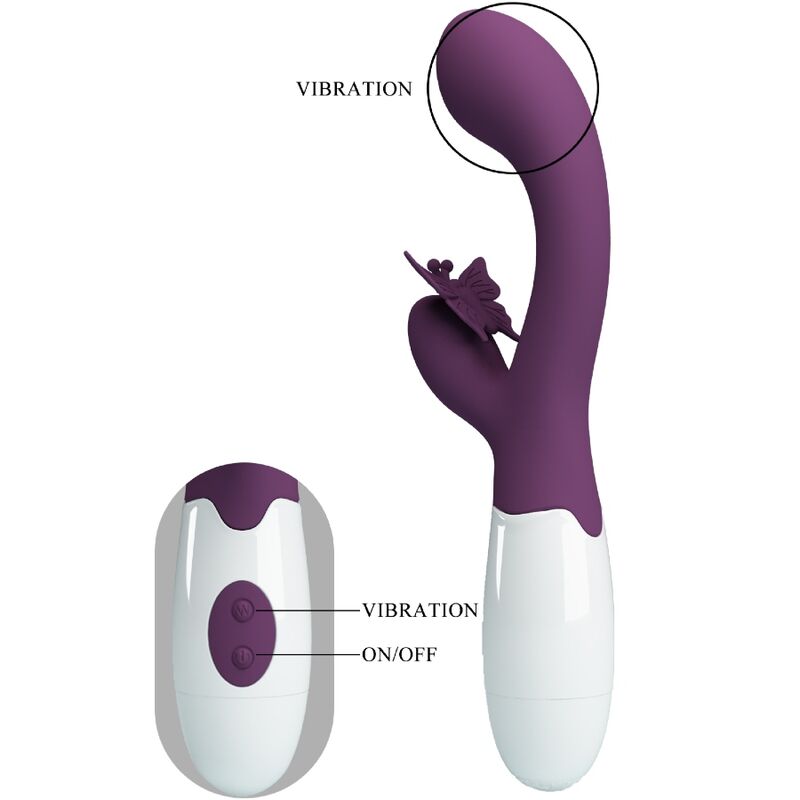 Vibrador Rabbit para Punto G Butterfly Kiss