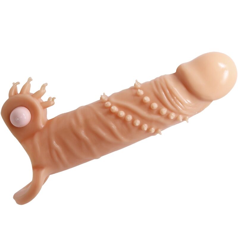 Connor Penis Sleeve with Clitoris Stimulator