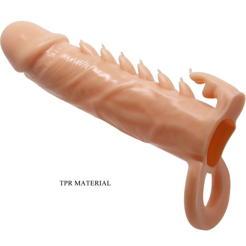 Emmit Penis Sleeve with Clitoris Stimulator