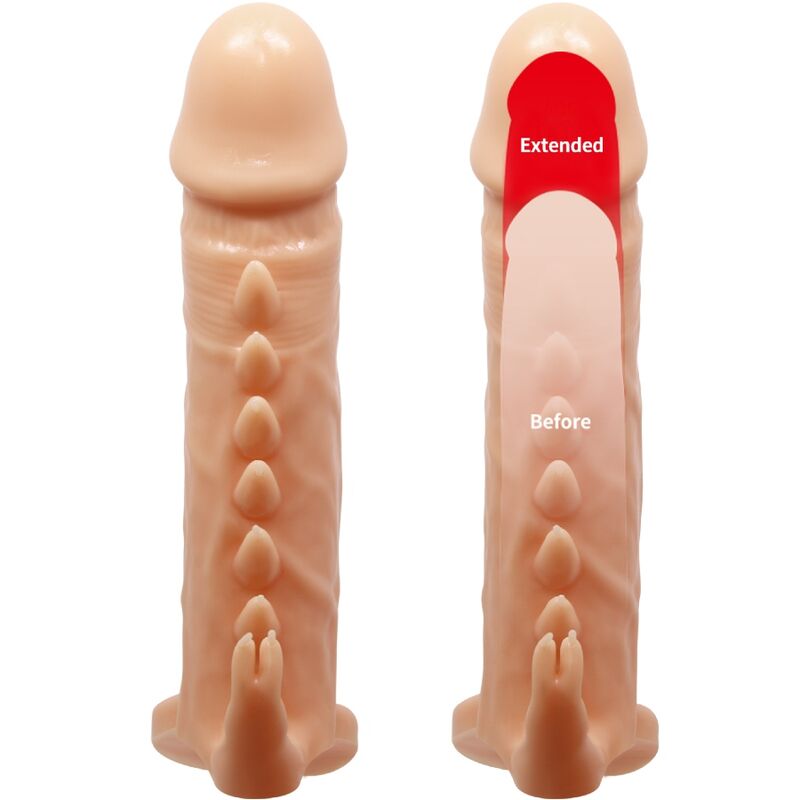 Emmit Penis Sleeve with Clitoris Stimulator