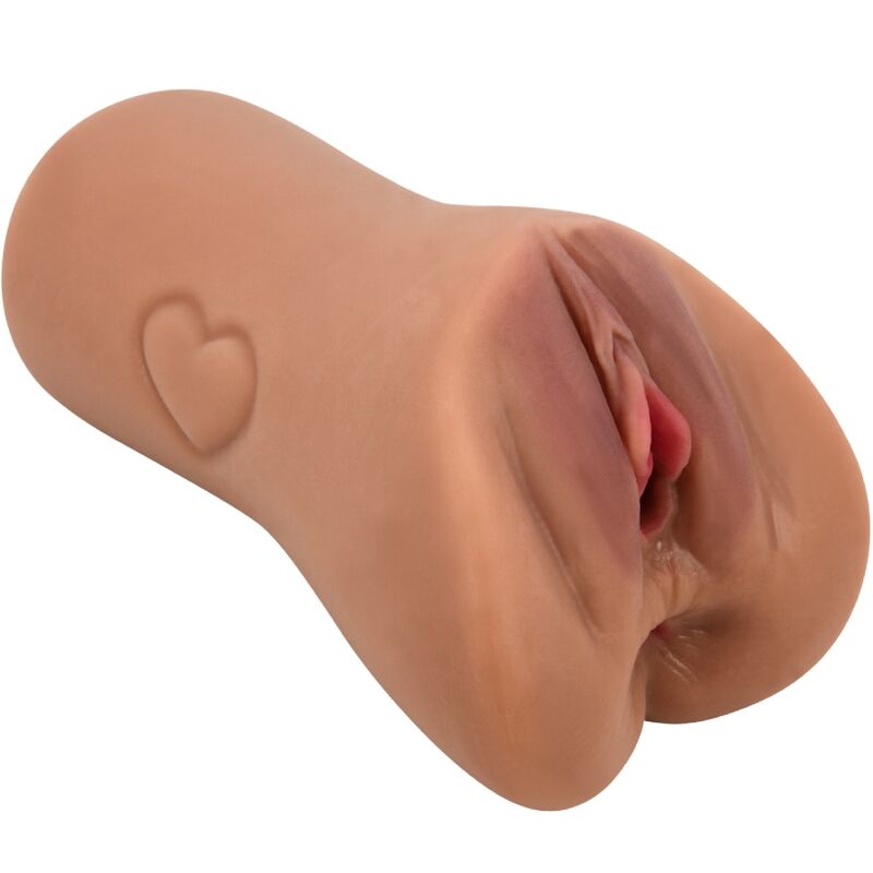 Scarlet Heart-Shaped Realistic Vagina & Anus