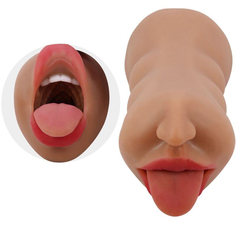 Masturbador com Dupla Entrada Boca e Vagina Sarah